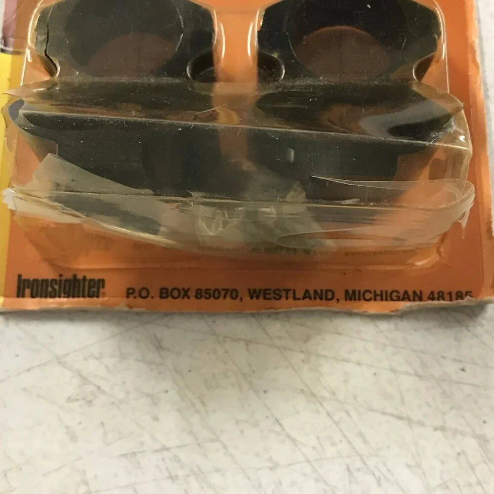Ironsighter See-Thru Scope Mount Set Knight MK-85 Rifle 703 Black Muzzleloader